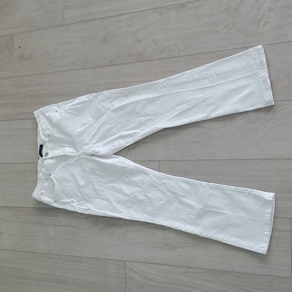 Bandolino 'Sheryl Baby Boot' slim-fitting white jeans size 8